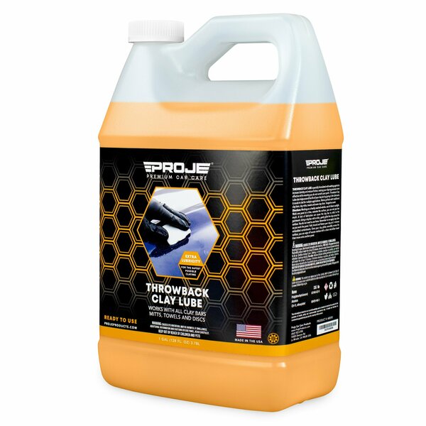 Proje Premium Car Care Clay Lube 1 Gallon - Ultra Slick Clay Bar Lubricant Reduces Friction 40010